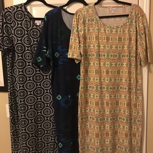 LuLaRoe 3 Julia Bundle 3XL